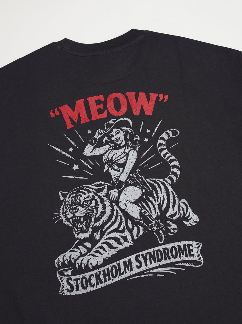タイガールTシャツ - チャコール