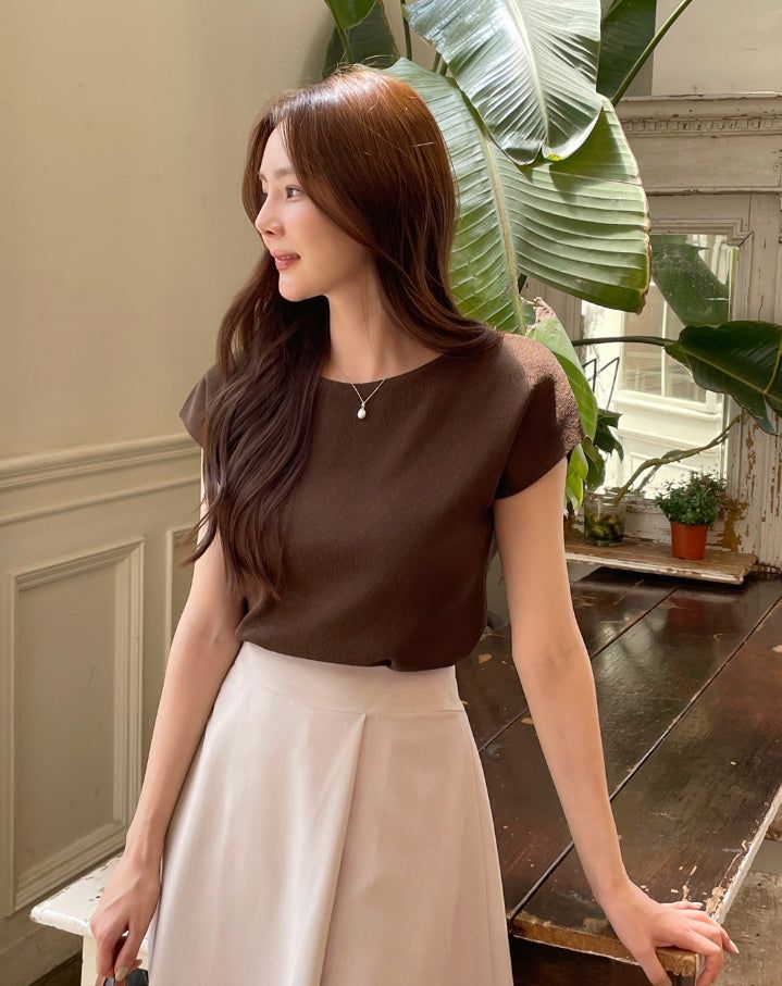 Rihelle Unbalanced Flare Midi Skirt