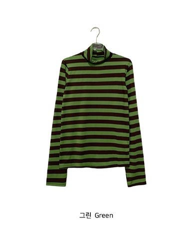 Aneva Stripe Polar Long Sleeve Tee