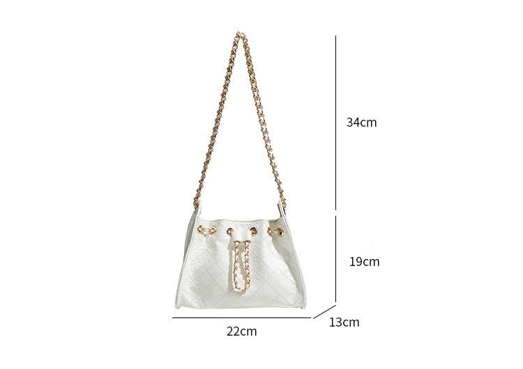 Premium Crocodile Pattern Chain Square Bag - Luxurious Crocodile Pattern Bag