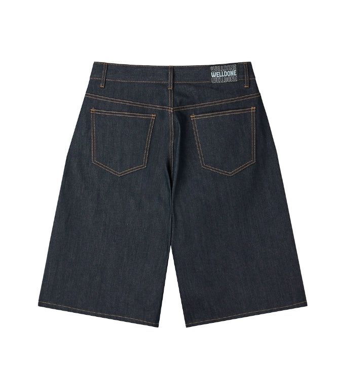Arpa Front Button Bermuda Denim Pants