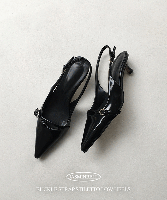 JASMINBELL(ジャスミンベル)の「Bito Stiletto Buckle Strap Heel(Shoes)」