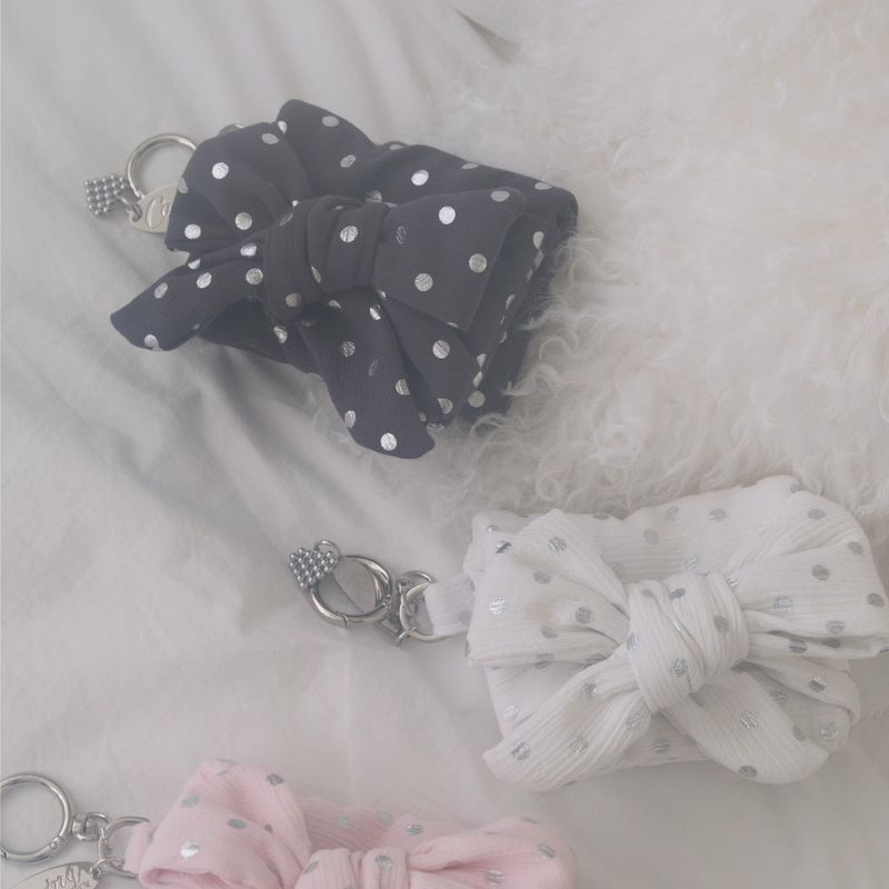 Ribbon wallet_dot charcoal