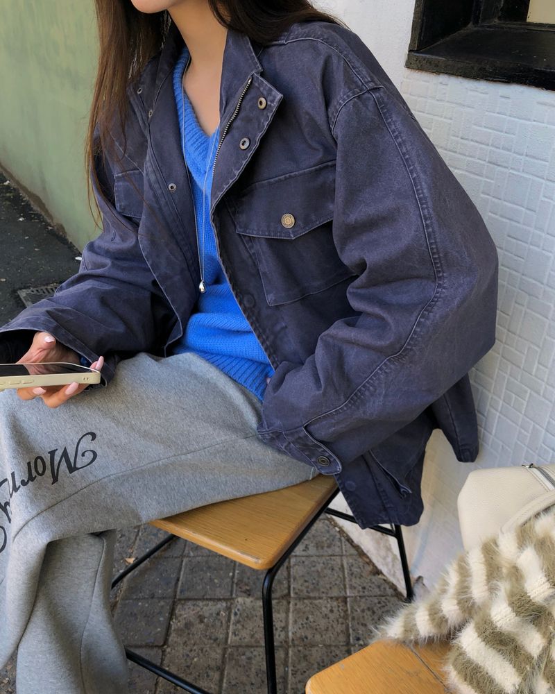 [ORIGINAL] Derr V-Neck Loose-Fit Knit
