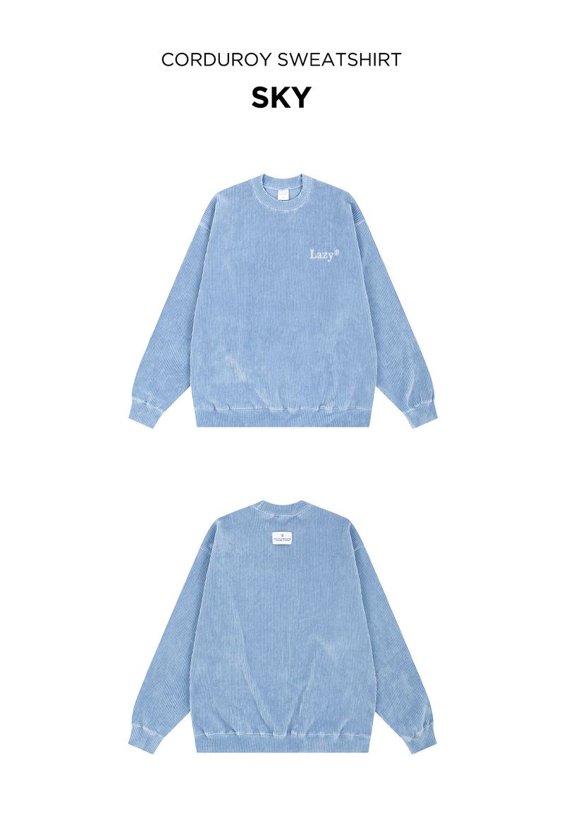 Corduroy Sweatshirt (8 Colors)