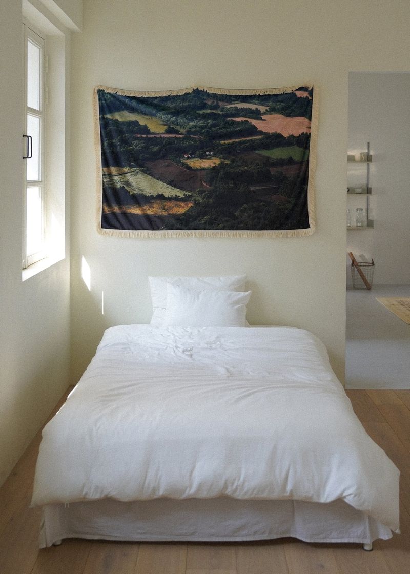 green village tassel blanket