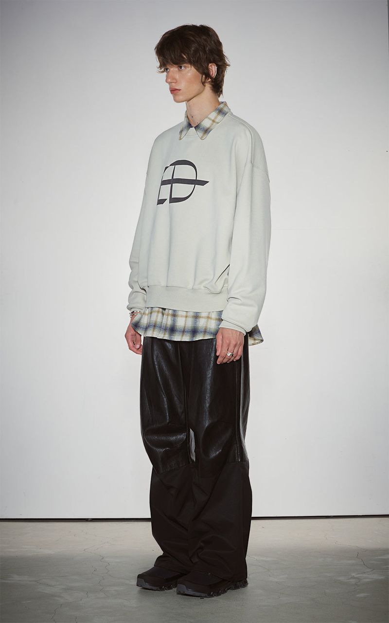 BOLD LOGO SWEATSHIRTS_L.BEIGE