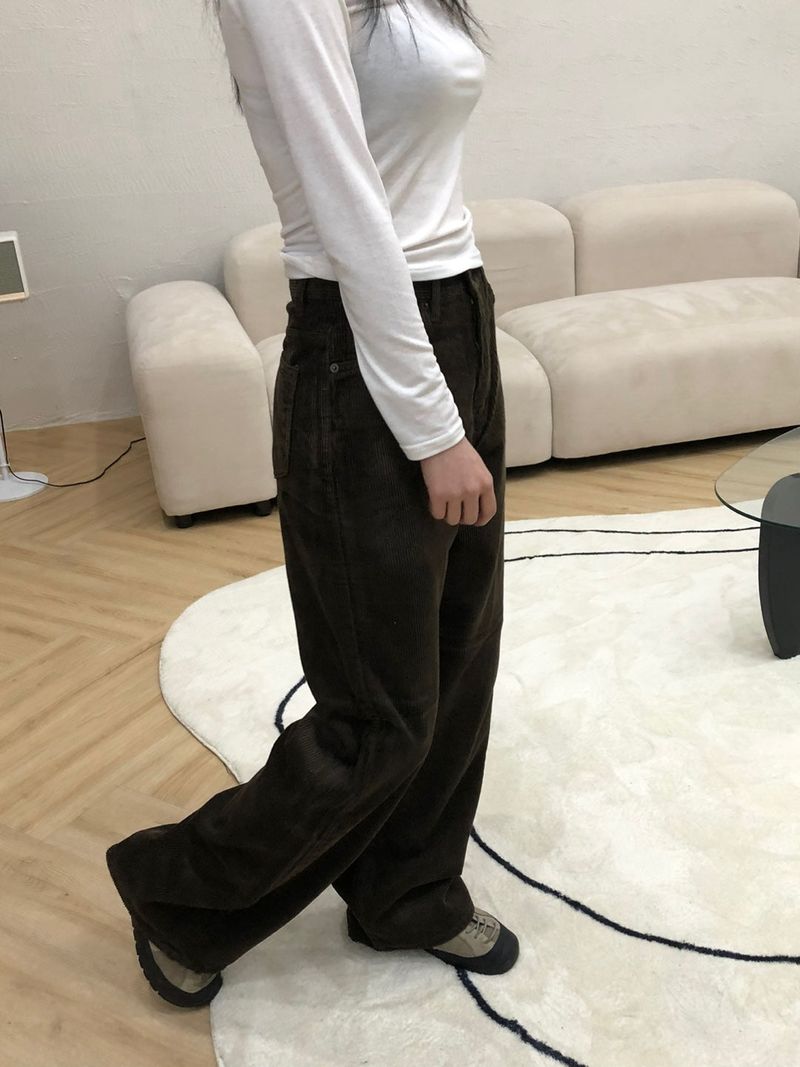 Calia wide corduroy pants