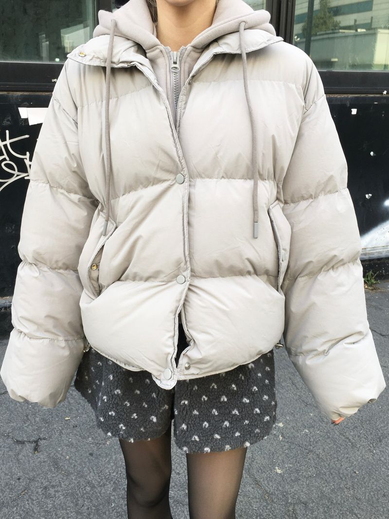 Urban Hood Layered Daily Short Padding (4c)