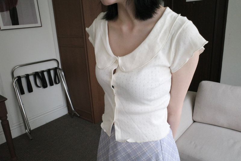 Lovely frill cardigan (4color)