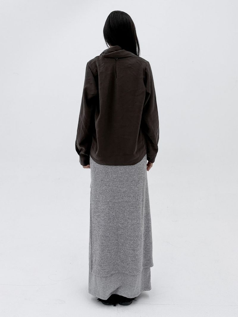  MUFFLER BLEND BLOUSE
