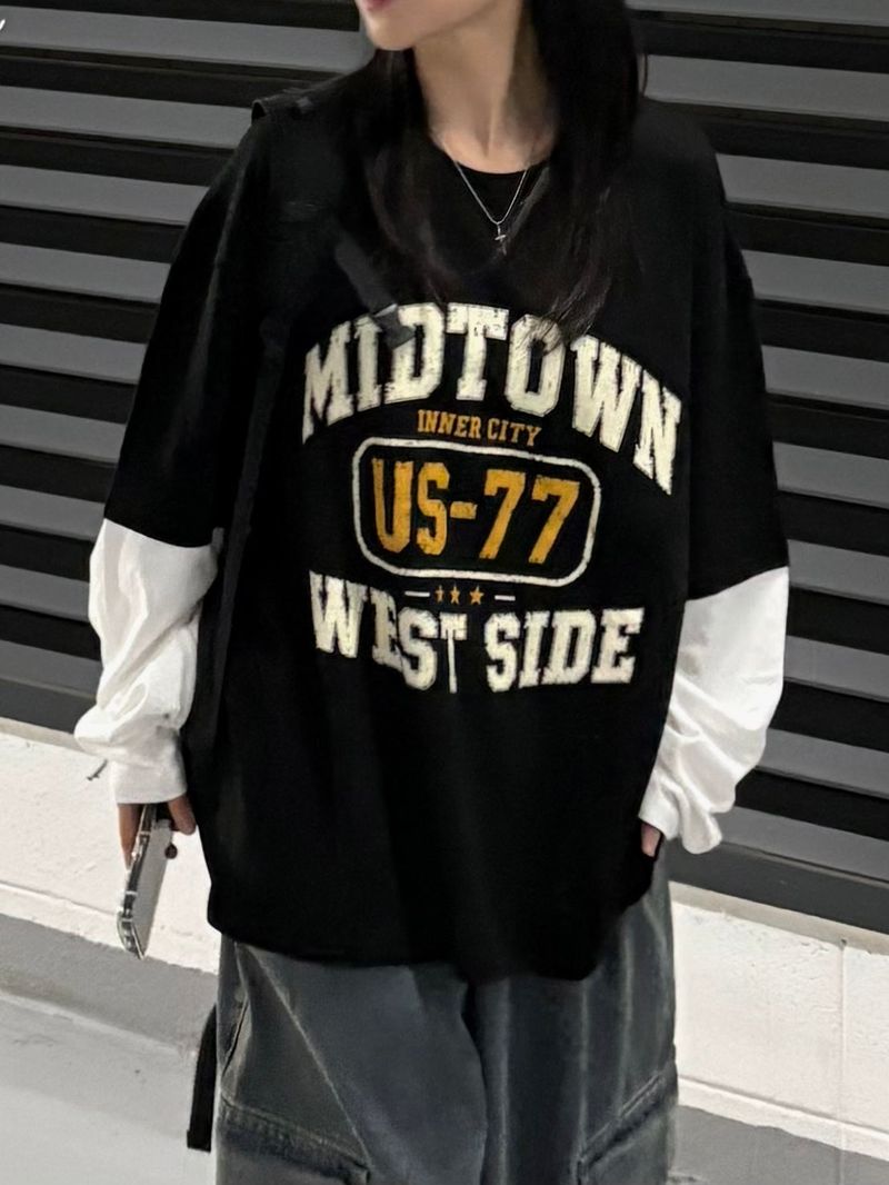 PEARCLAN（ペアクラン）の「us-77 layered long sleeve t-shirt（Tops）」