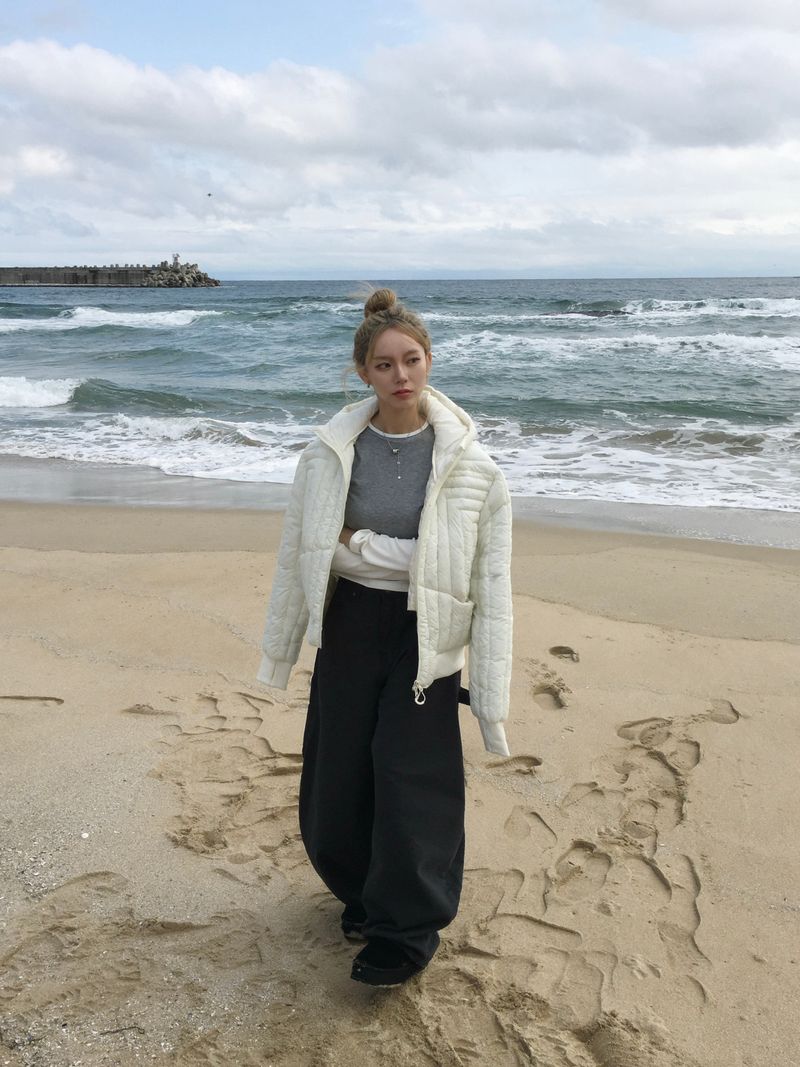 Lovey Heart Cargo Wide Pants (3c)
