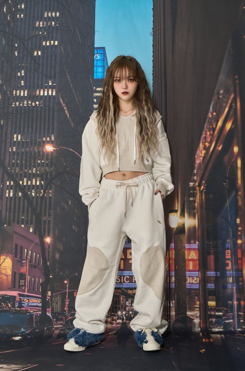 HEART JOGGER PT (IVORY)