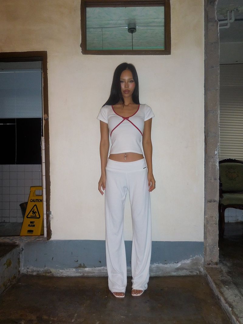 BakedMonday(ベイクドマンデー)の「Bake Slim Pants (White)(Pants)」