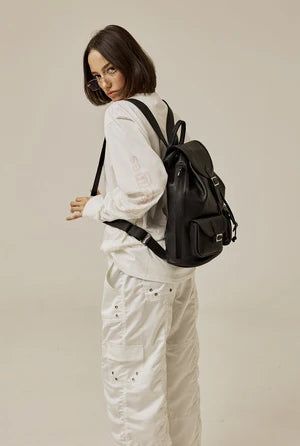 Satin cargo pants