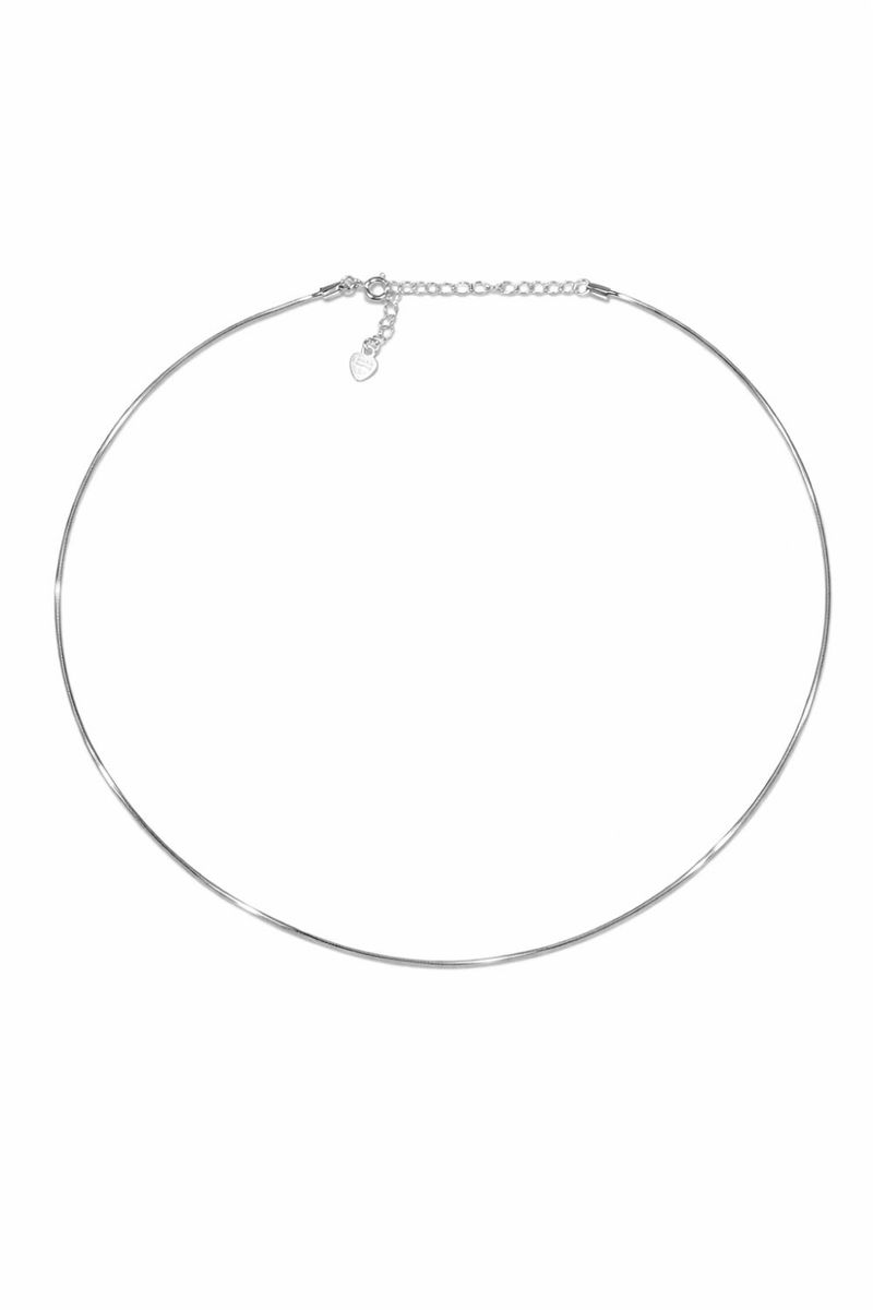 925 Silver Layered Thread Necklace