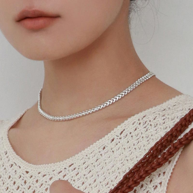 Less is more(レスイズモア)の「silver katena necklace (silver)(Accessories)」