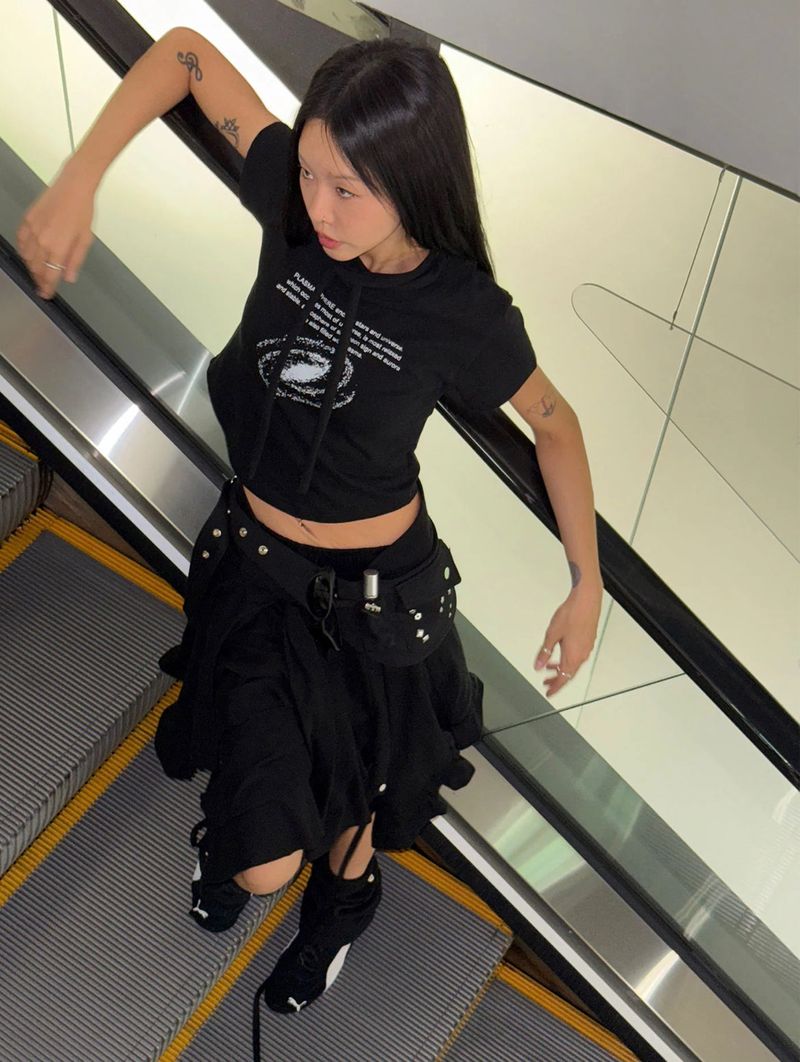 FREEZE BELT BAG IN BLACK