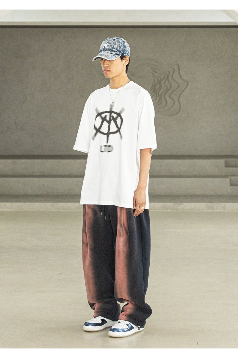 WASHED FOUR TUCK PLEATS BALLOON TRAINING PANTS MSFTP002-NV
