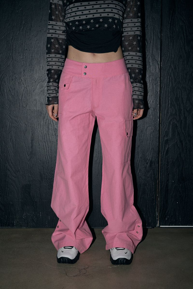 classic cargo slacks - pink