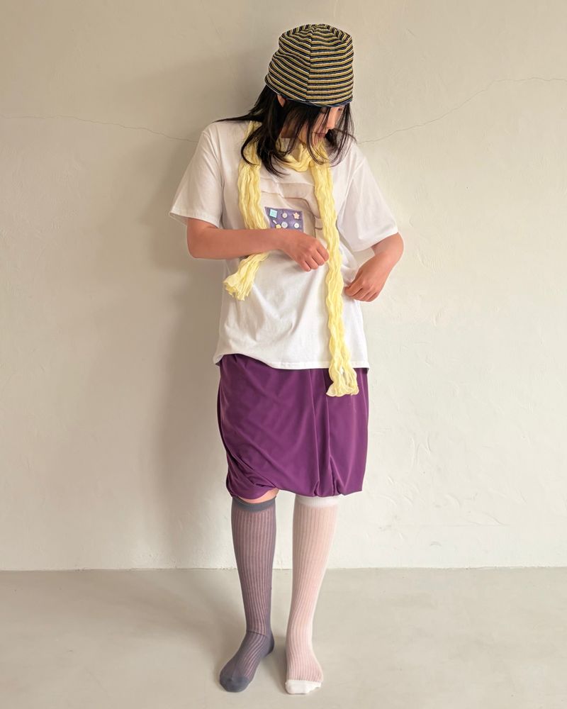 リングリング ボタンTシャツ (2colors)