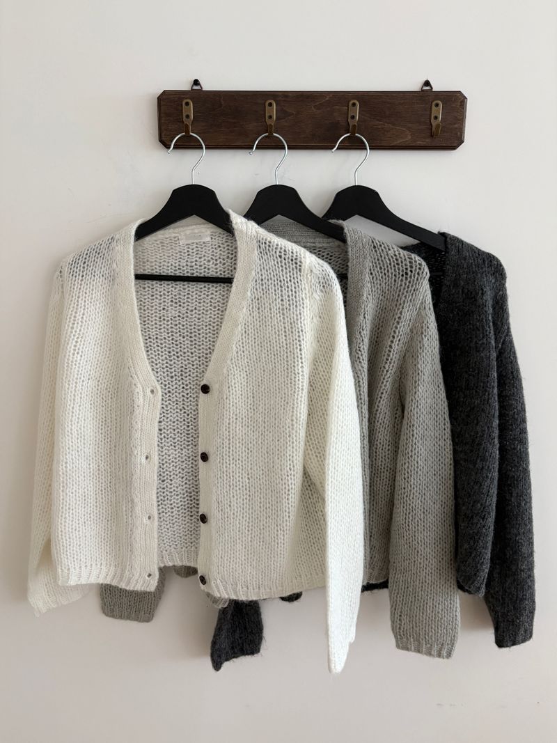 Knit Cardigan Set (3 colors)