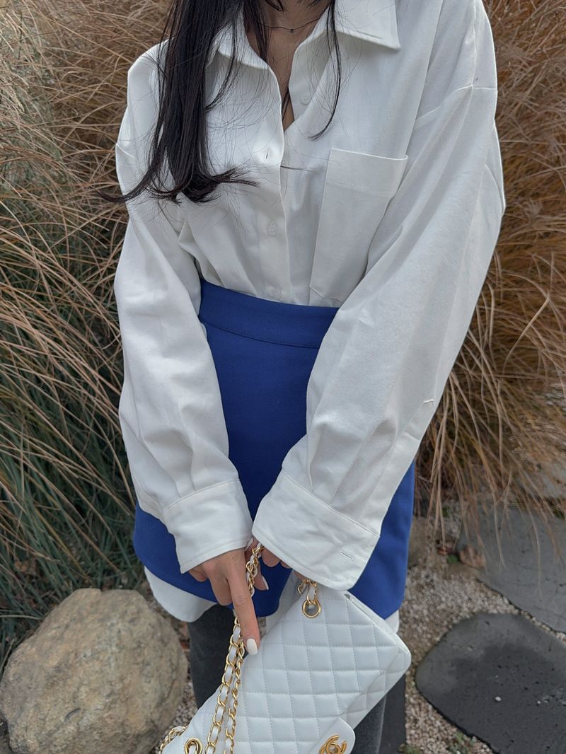Peach Napping Oversized Fit Shirt