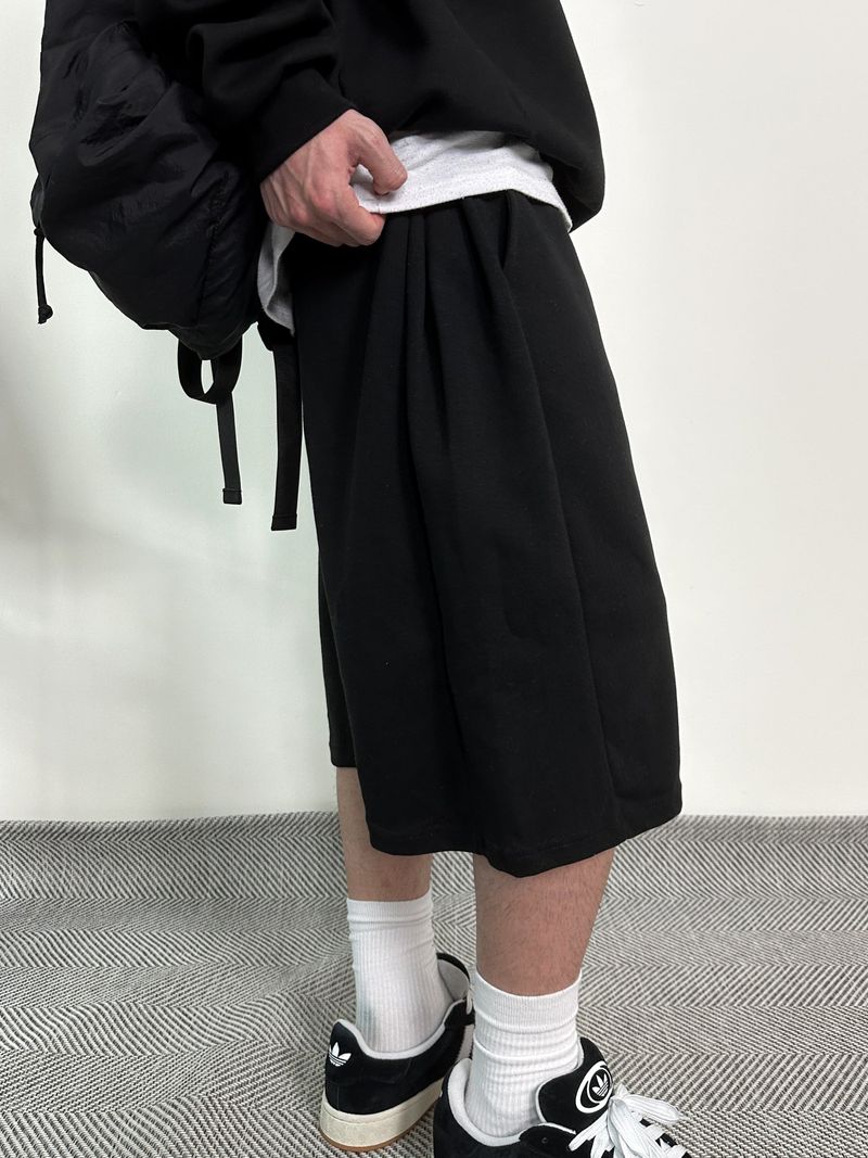 Mg Side folding bermuda pants