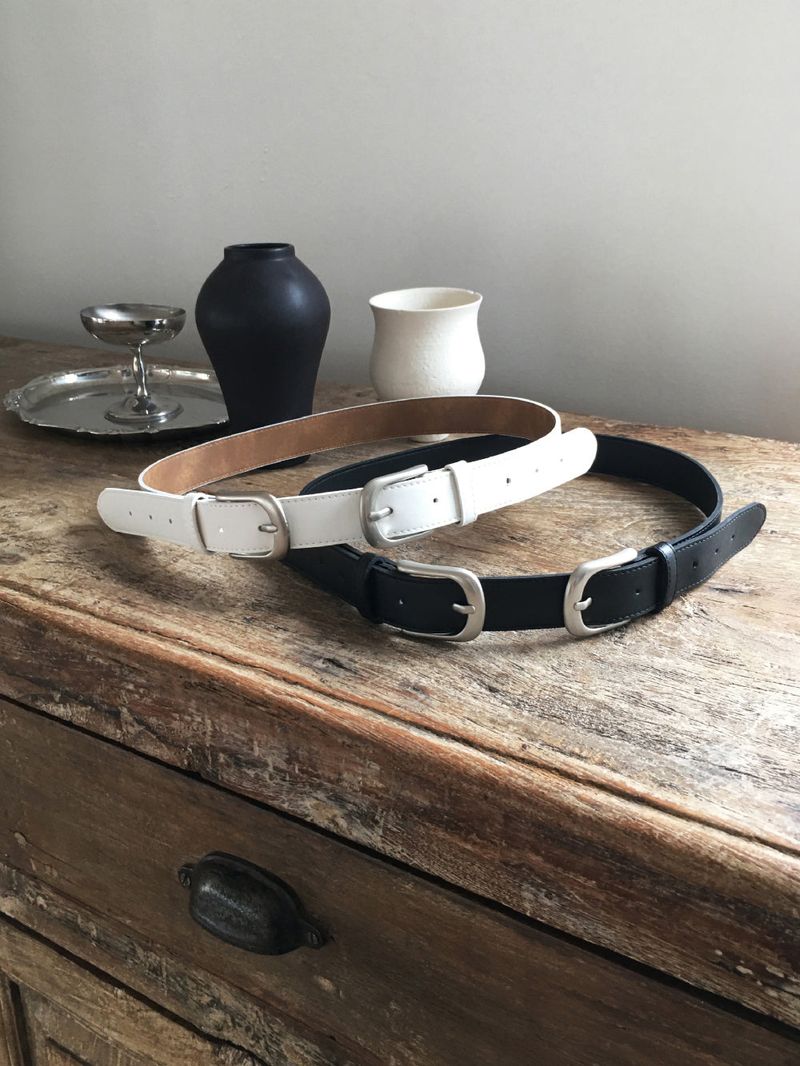 Double buckle belt