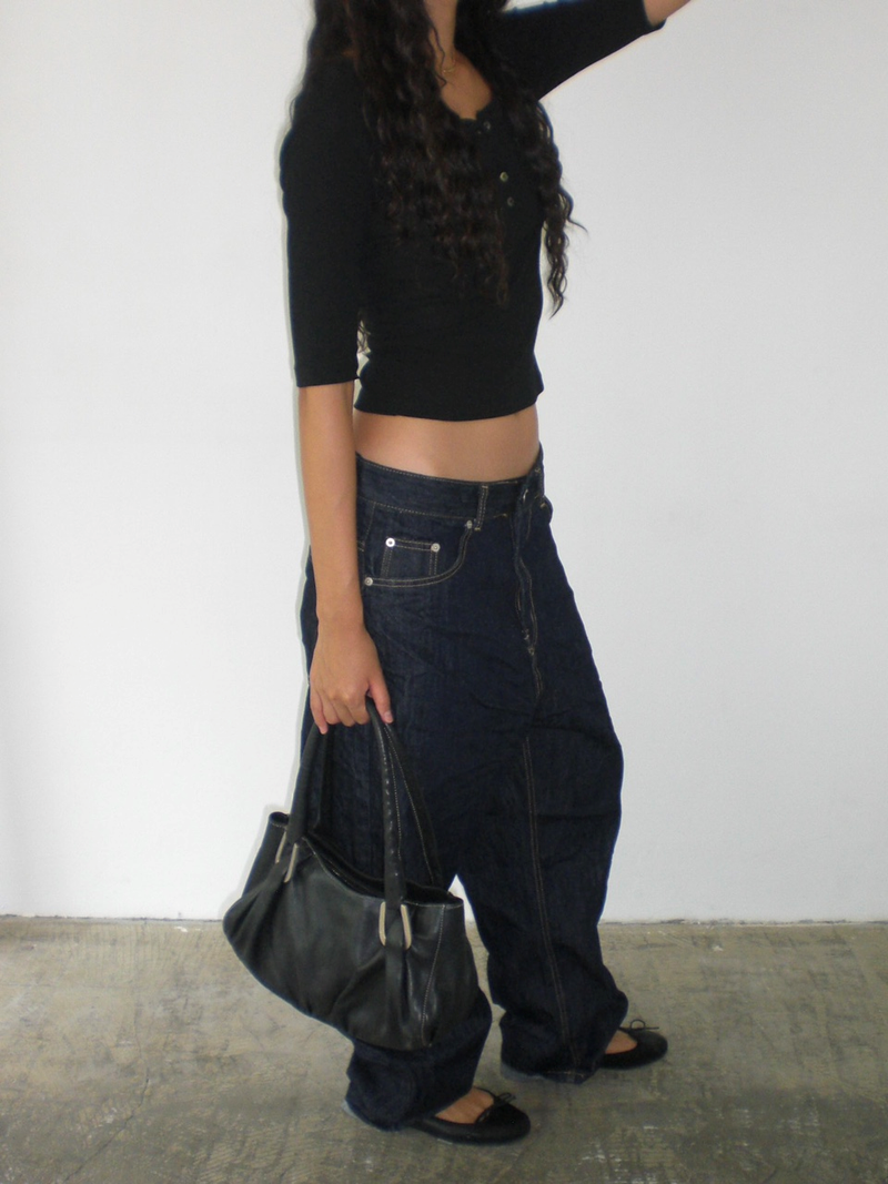 Engineer denim pants