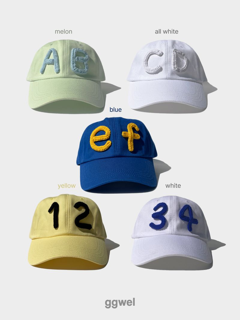 CUSTOM INITIAL CROCHET CAP
