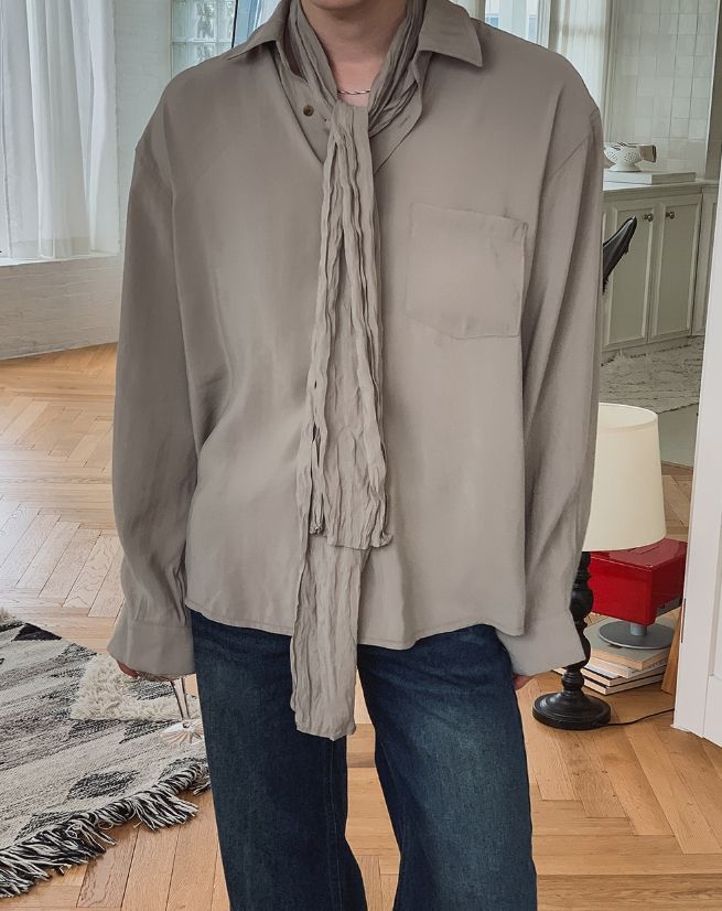 Sailor Silky Pocket Overshirt