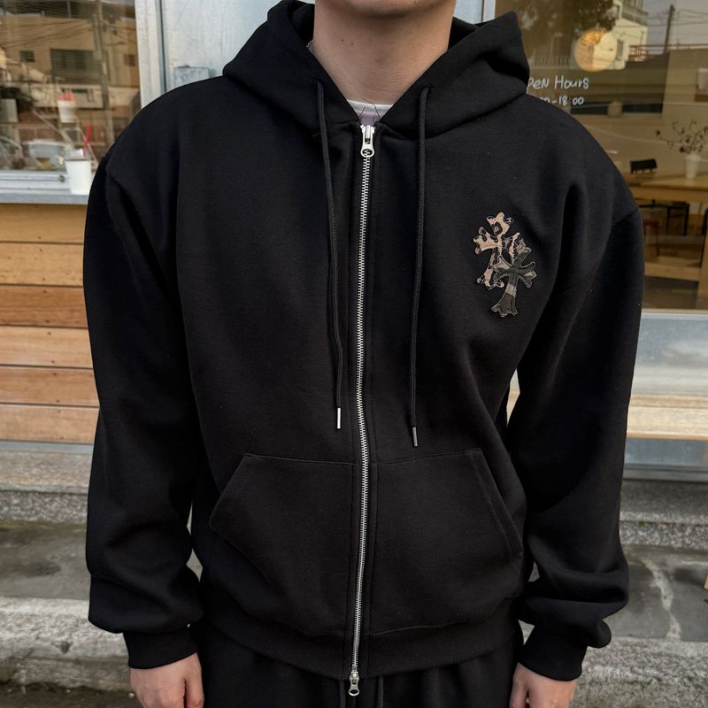 Hoka Patch Hood Zip-Up (2color)