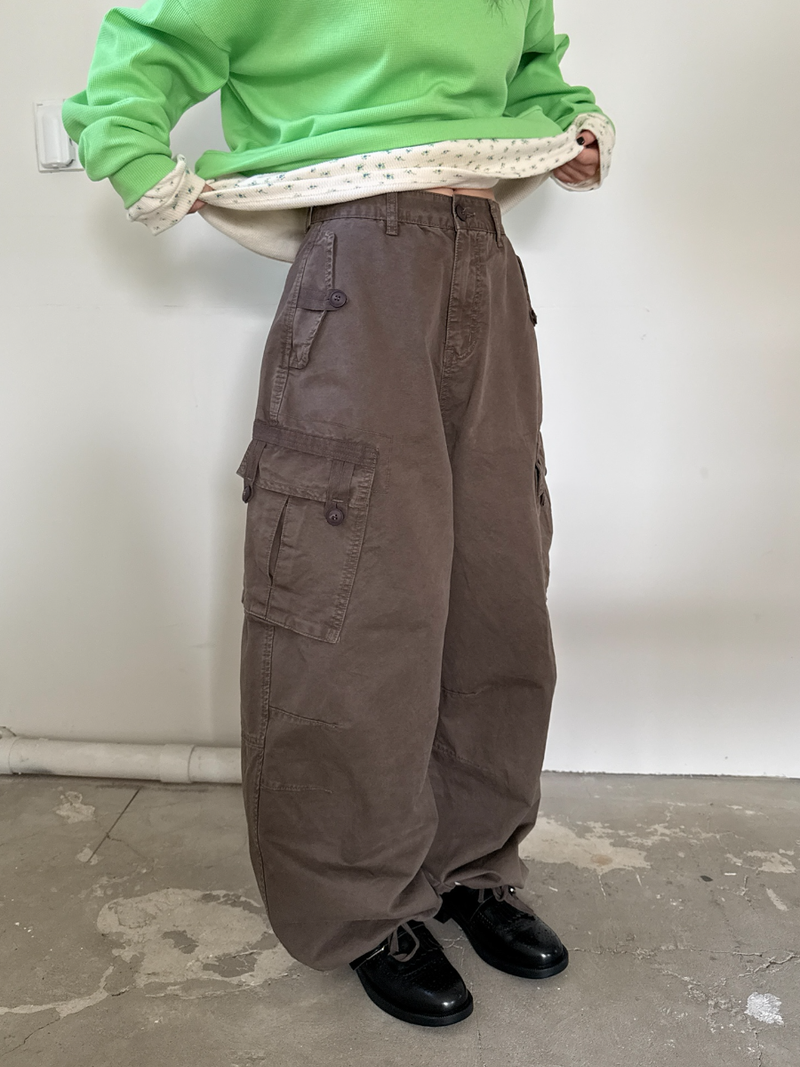museum dyeing cargo pants