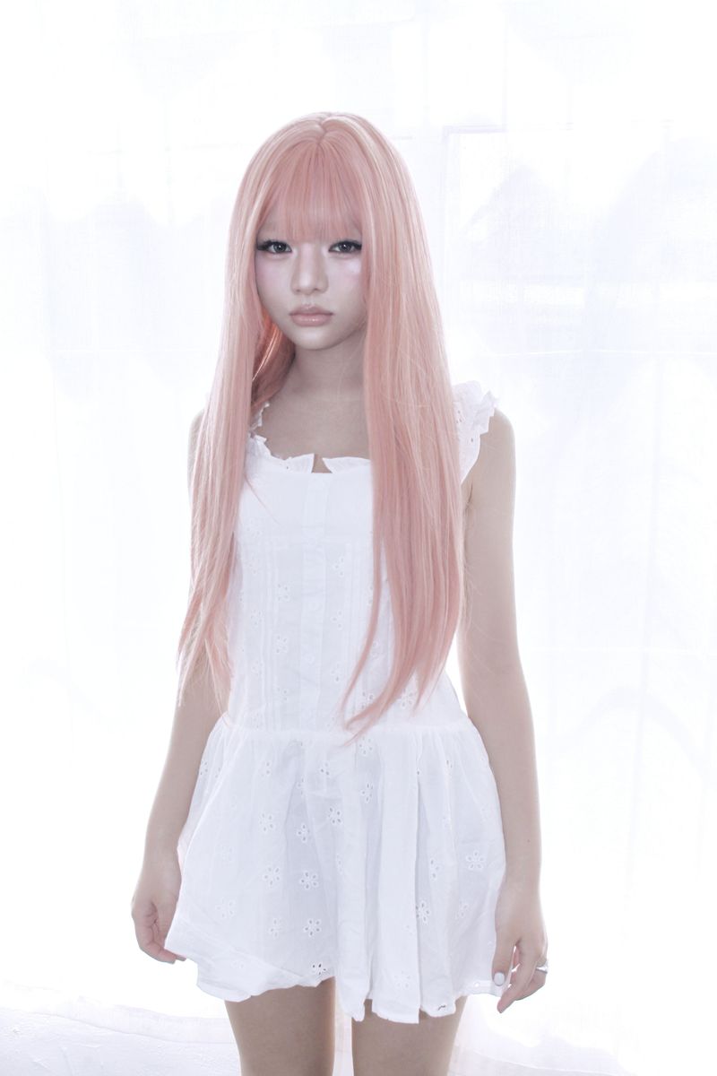 flower frill eyelet mini-dress