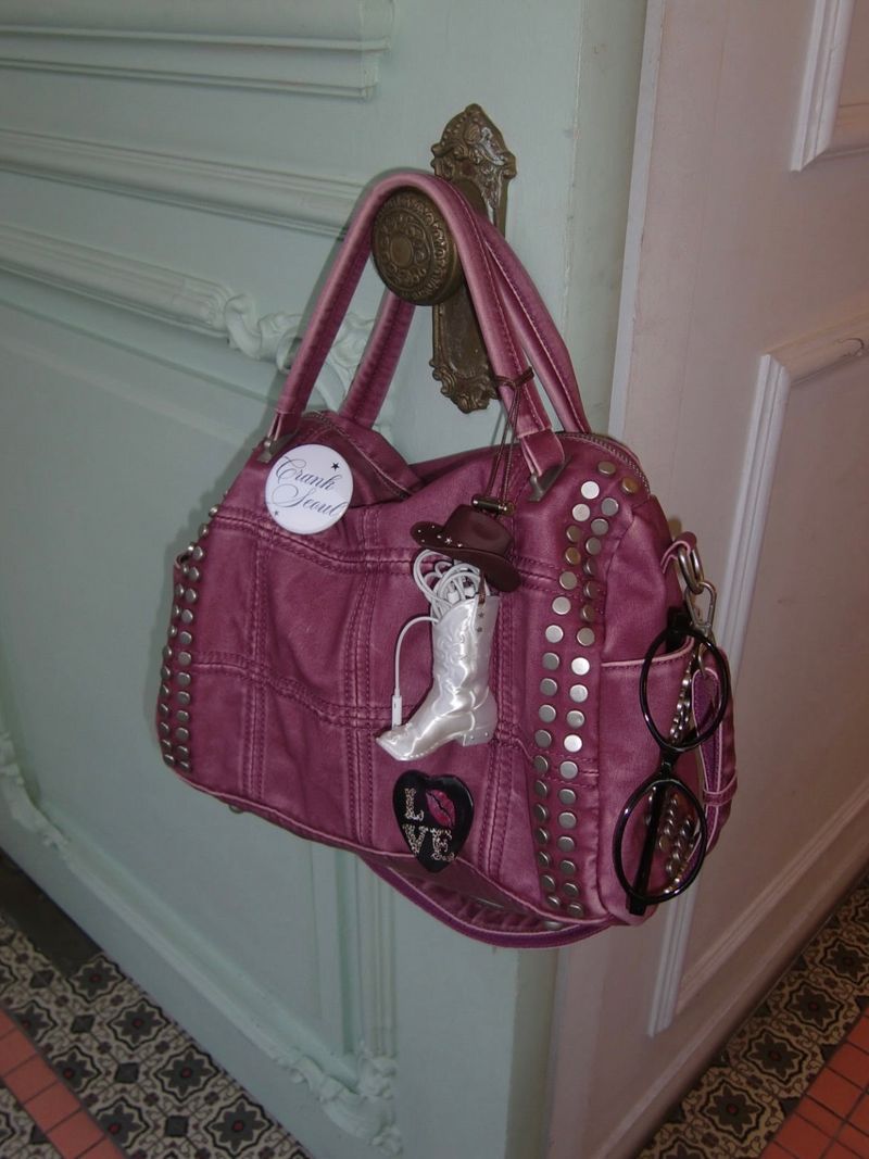 Vintage Stud Boston Bag