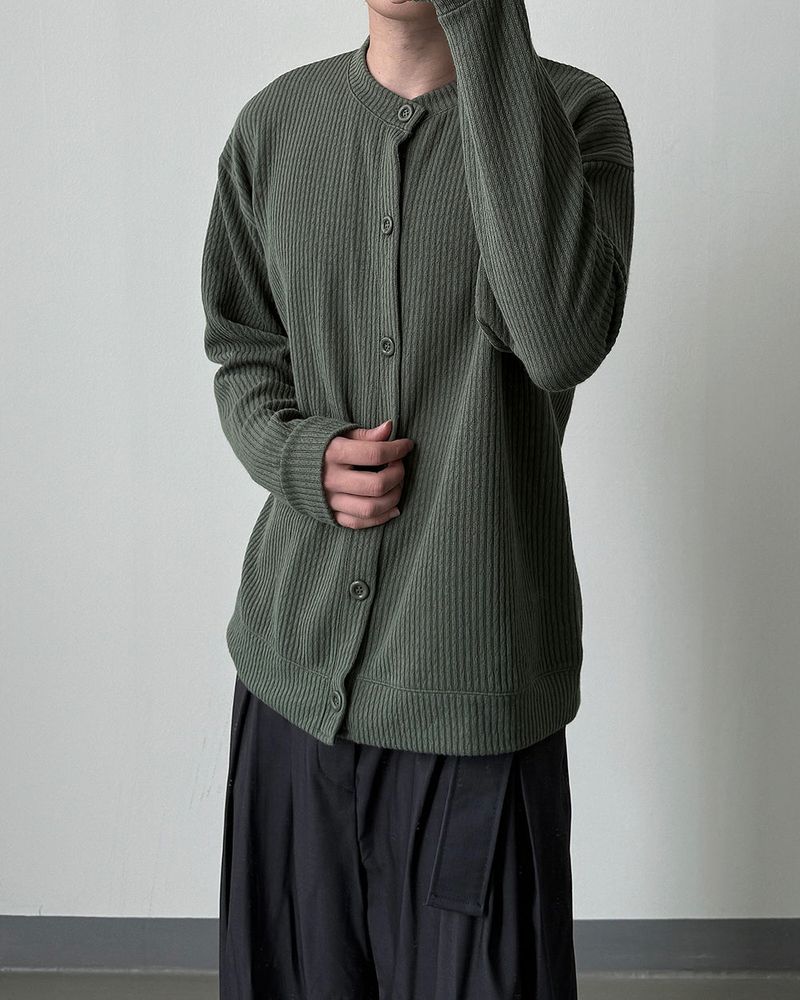 Bellano Ribbed Round Cardigan