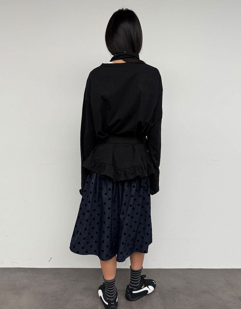 BALL SKIRT IN NAVY