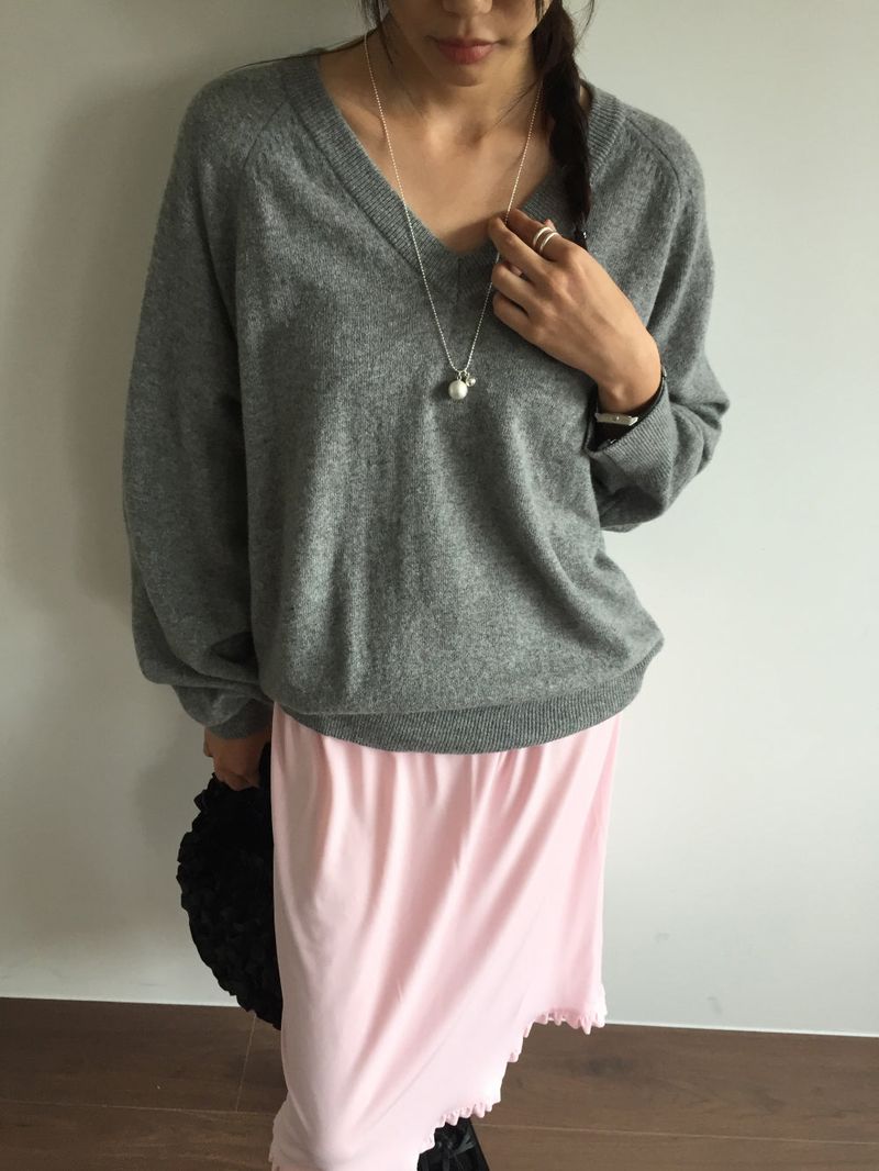DUGGY（ダギー）の「Cashmere Fine Wool V-Neck Knit(7color)（Tops）」