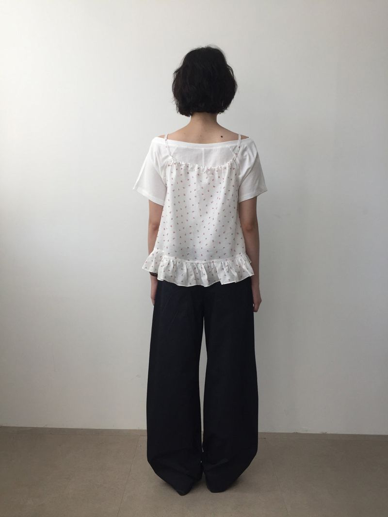 Paper curved pants (2color)