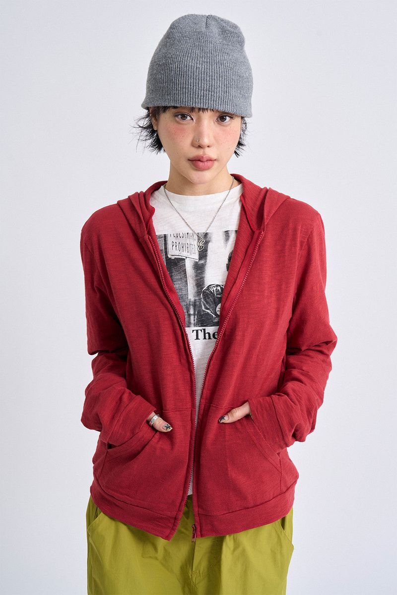 Raucohouse（ラウコハウス）の「Slavic cotton hood zip-up（Tops）」