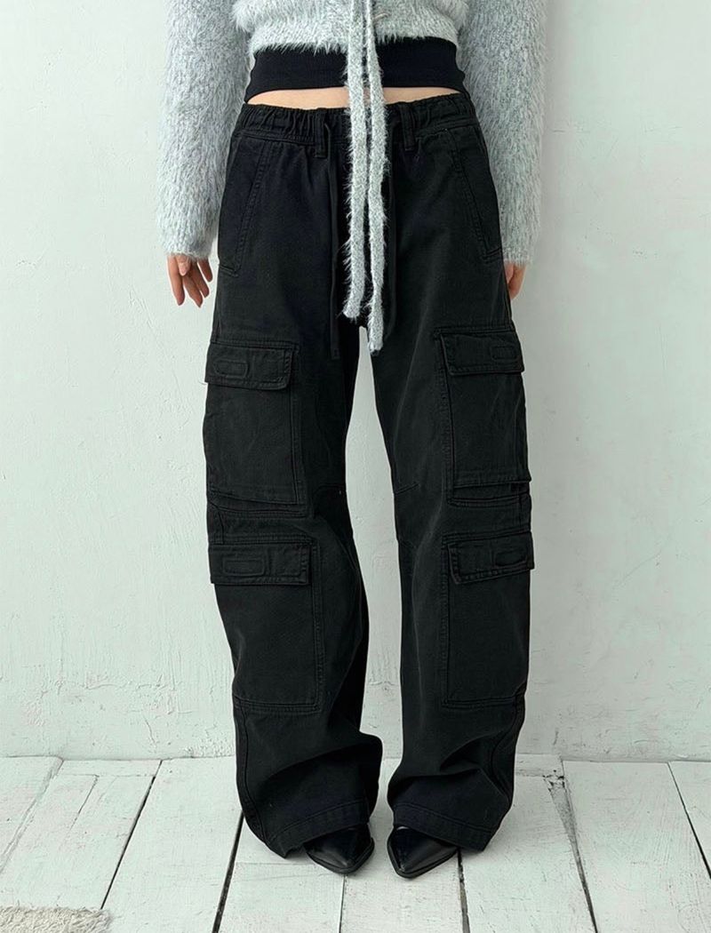Cotton 4pocket cargo pants(2color)