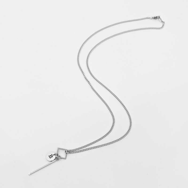 Men's Necklace Stainless Steel Chain Daily Fashion Item_CLEF MASTER BPM