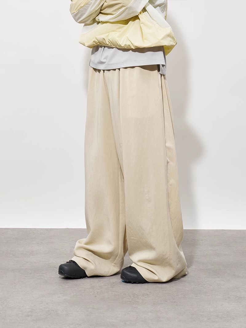 FMACM Tencel Silhouette Casual Pants