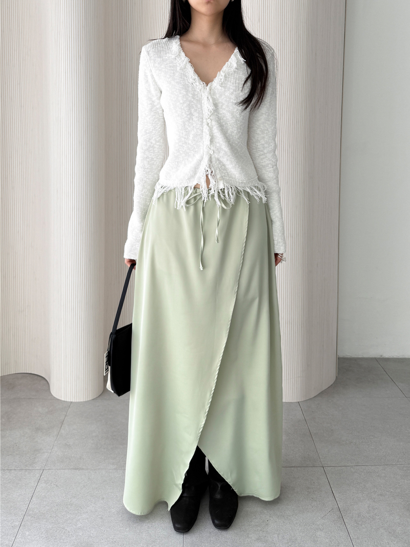 tulip satin skirts (3color)