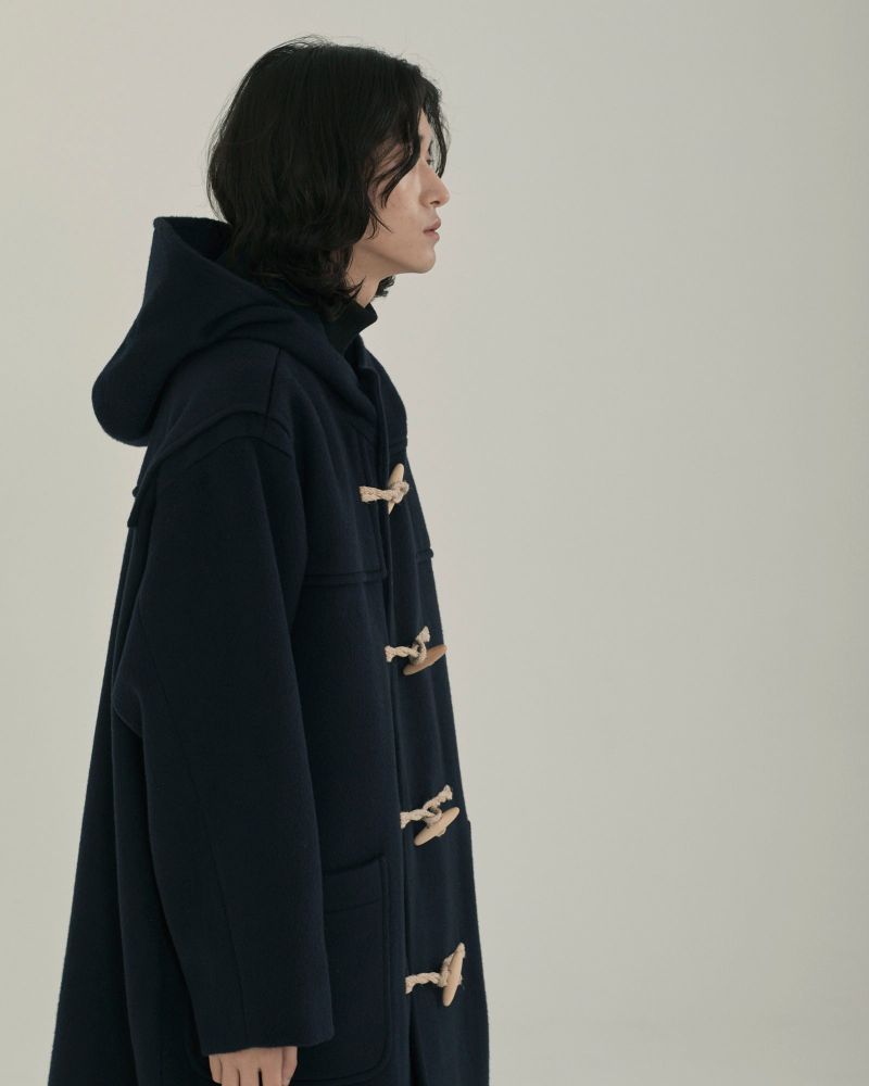 unisex duffle coat navy