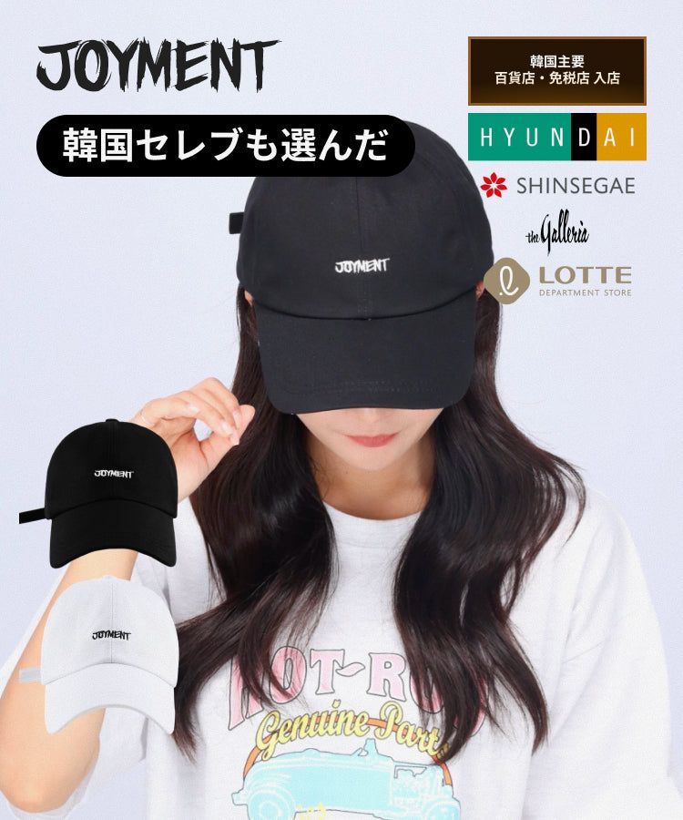 Joyment（ジョイメント）の「ジョイメントCOTTON FONT-08 ロゴ キャップ [2カラー]（帽子）」