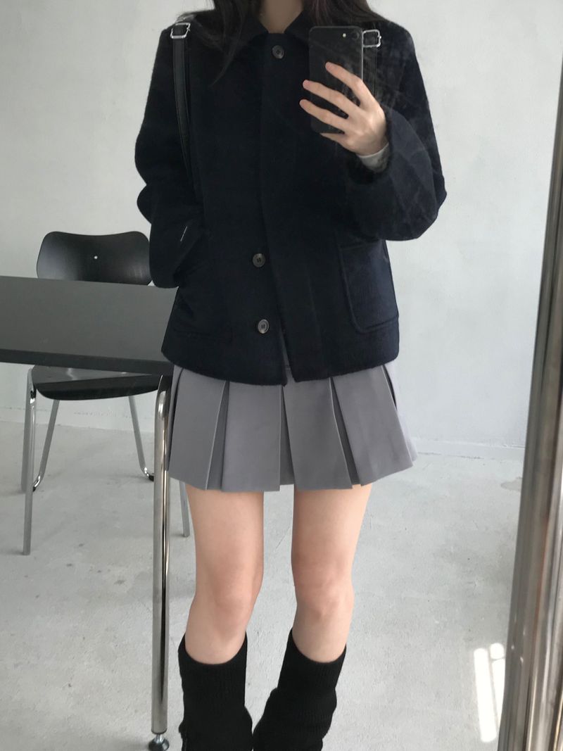Vera Pleats Mini Skirt (3 colors)
