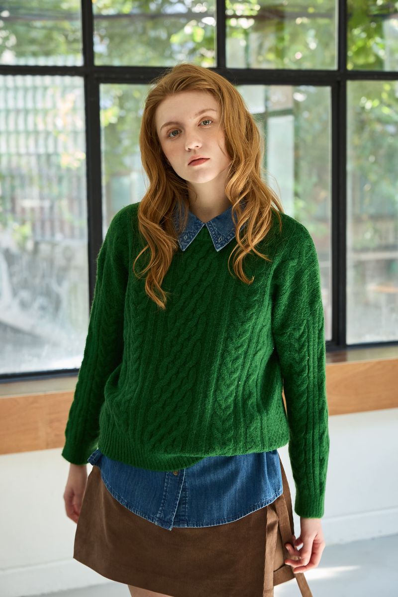 JUICY ROUND KNIT / GREEN